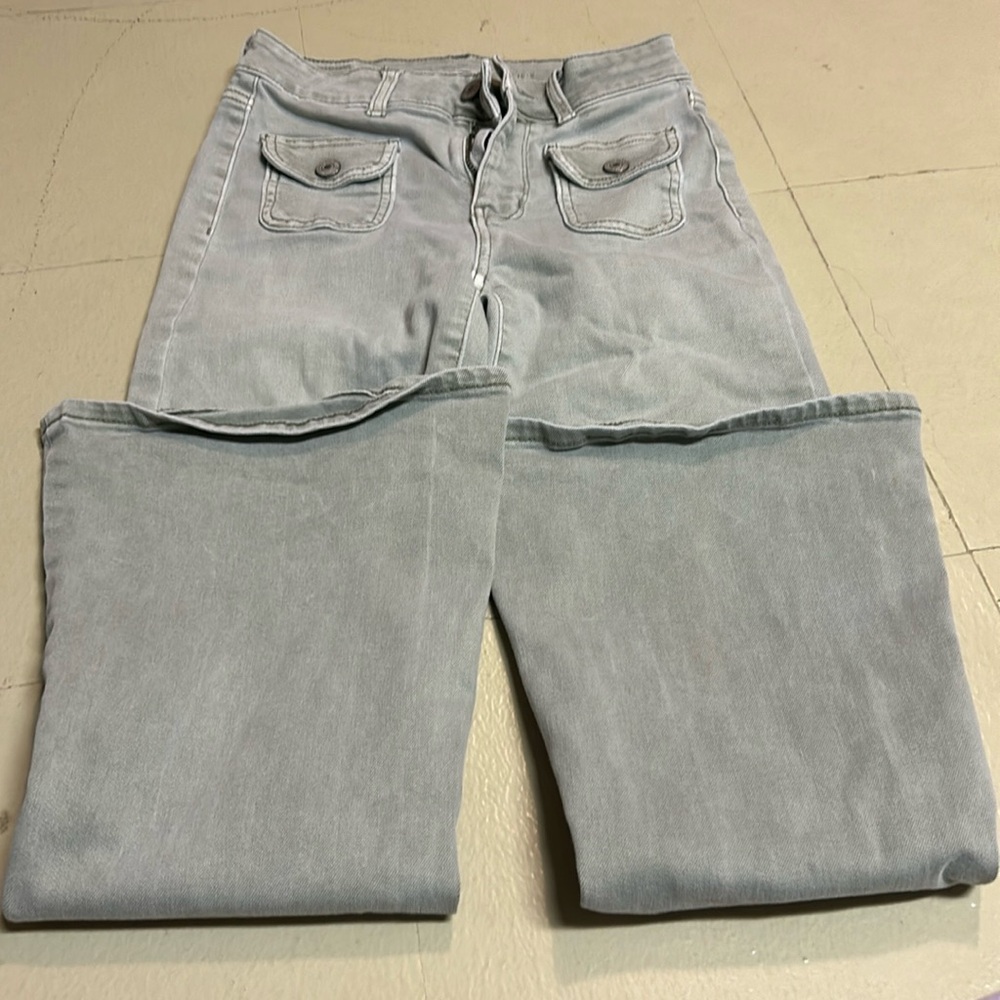 American eagle jeans sage green